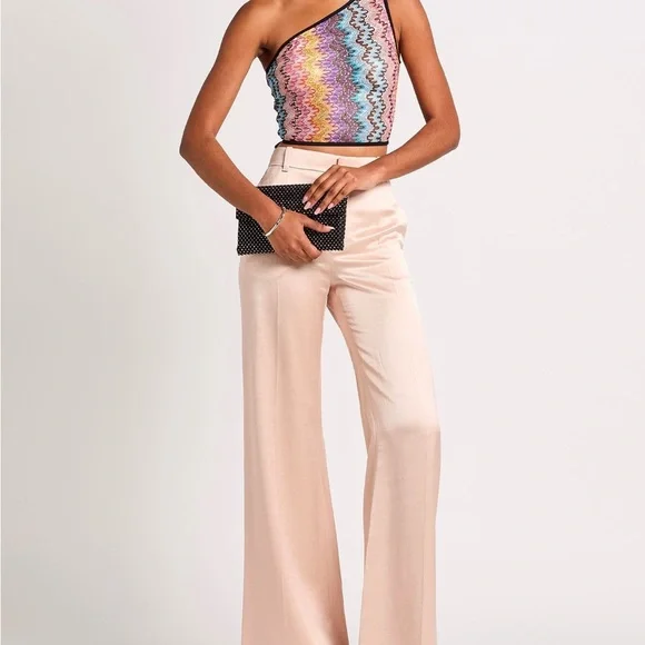 Missoni One Shoulder Crop Top Size XS - Picture 2 of 5